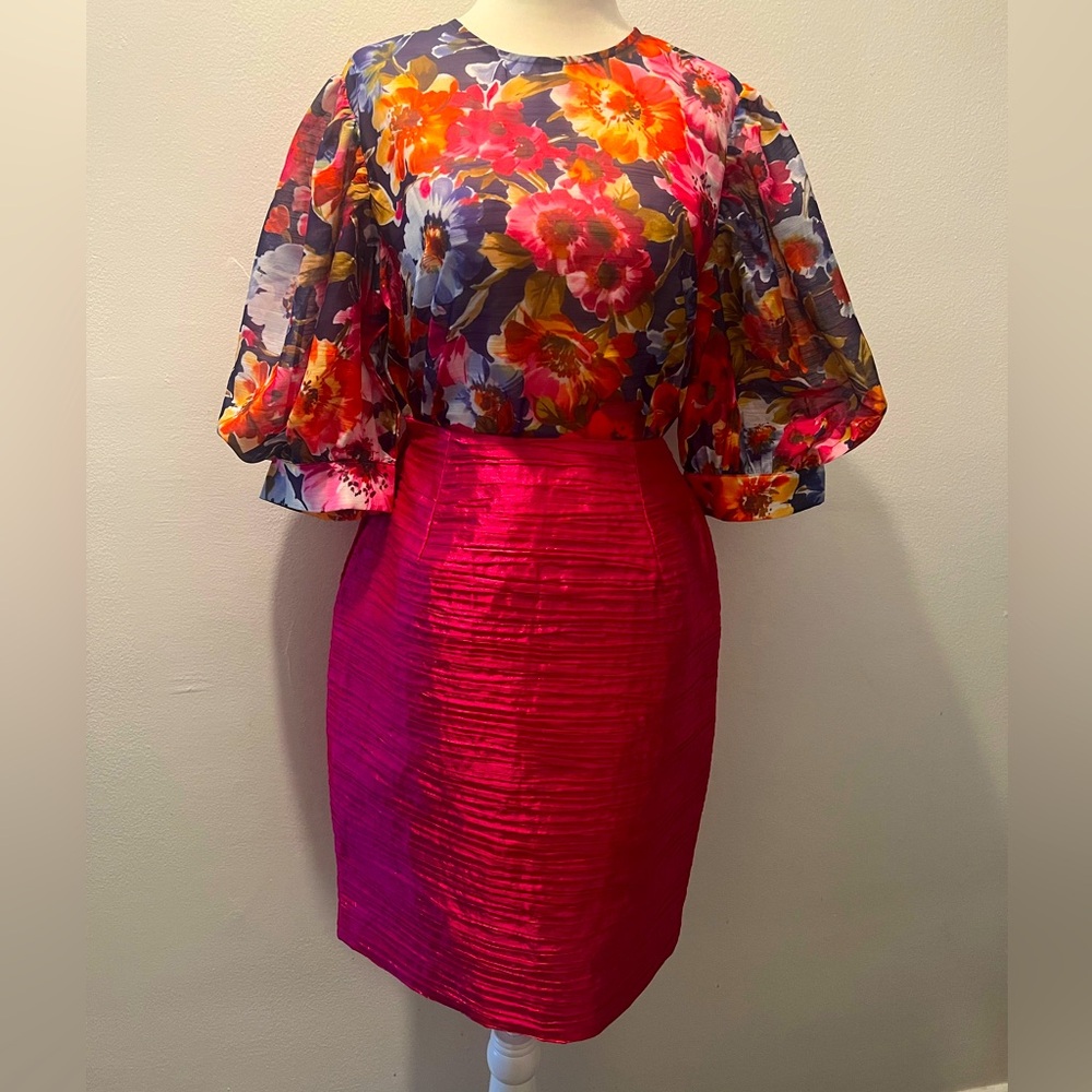Vintage Hot Pink BB Collections Skirt, Size 6